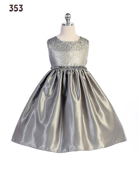Girls Navy Silver Christmas dresses